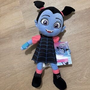 NWT Disney Store Vampirina Plush Doll - Blue, Pink, and Black